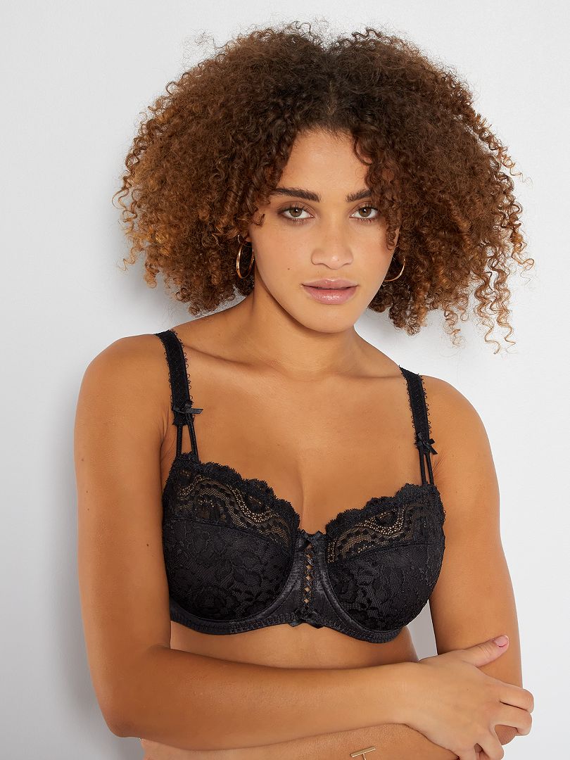 Sutiã Flower Elegance 'Playtex' - preto