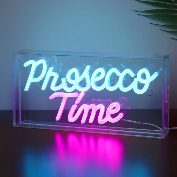 LED-Schild Prosecco Time