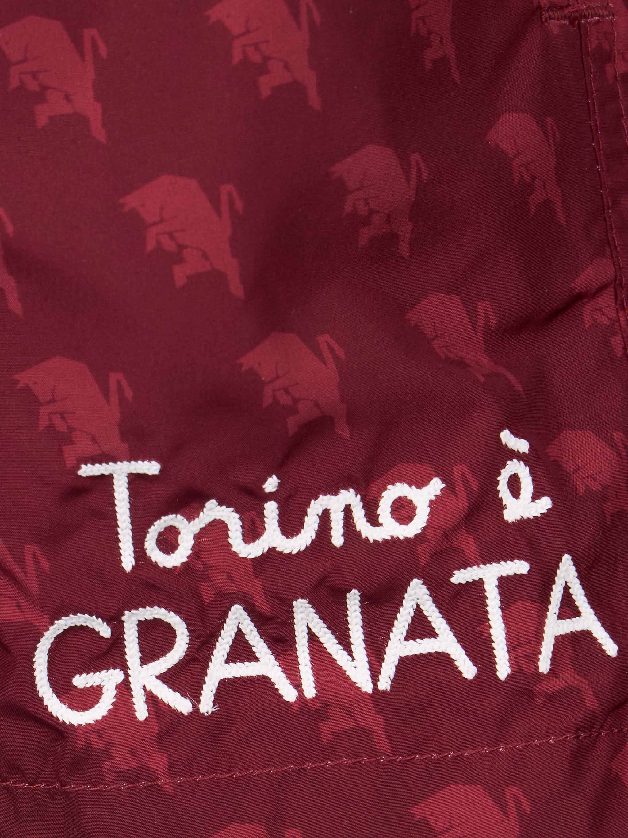 Costume da bagno da bambino in tessuto leggero con stampa TORINO | EDI