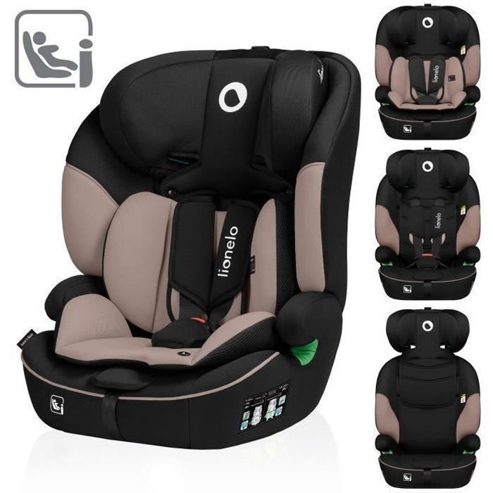 Silla de coche convertible LIONELO Levi i-Size - 76-150 cm - Grupo 1/2/3 - Beige