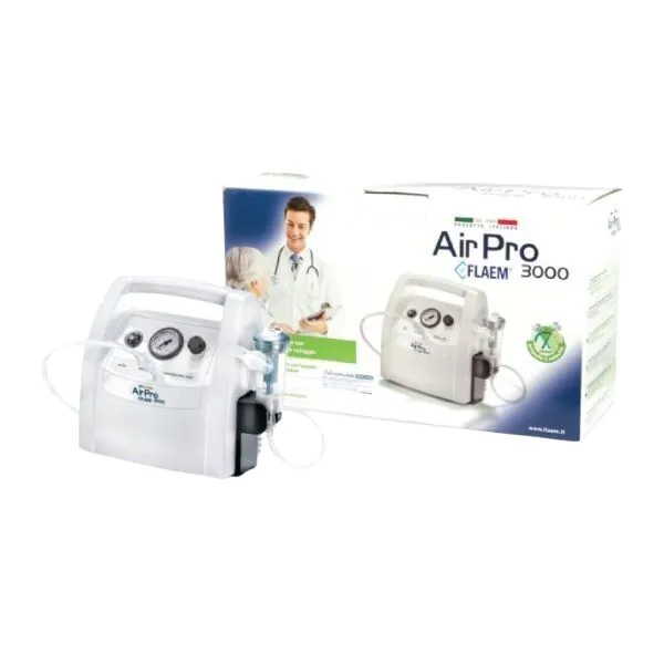 Flaem AirPro 3000 Plus, Inhalator pneumatyczny tłokowy z płynną regulacją parametrów