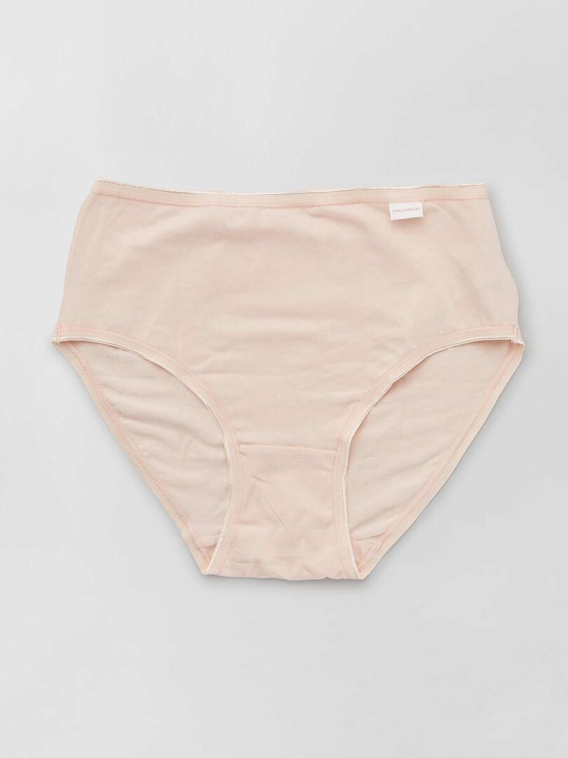 Conjunto de 3 braguitas midi 'Sans Complexe' - ROSA
