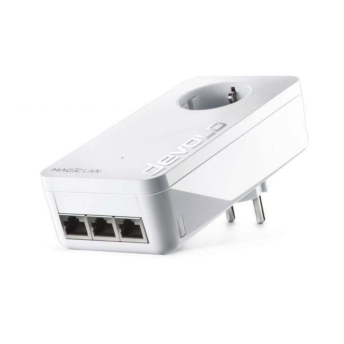 Adaptateur CPL - Devolo - Magic 2 LAN Triple - 2,4 Gbit/s - 3X RJ-45 - Modèle 8502