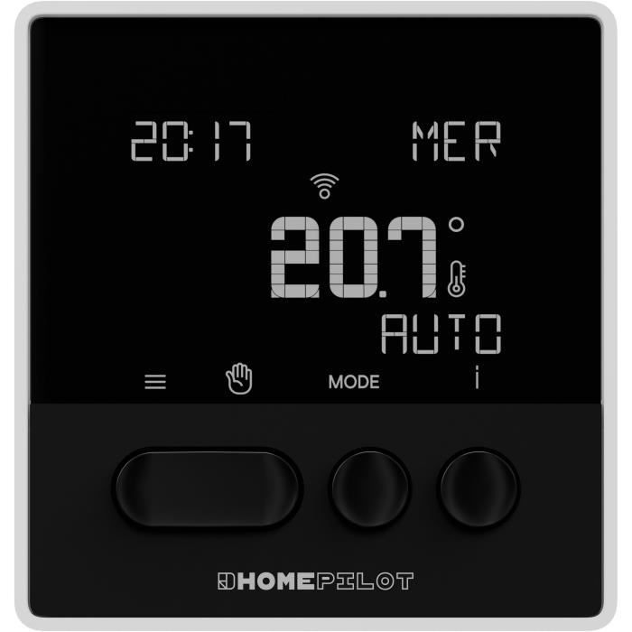 Termostato inteligente clássico com receptor - HOME PILOT - Aquecimento inteligente - Programação | Economia de energia