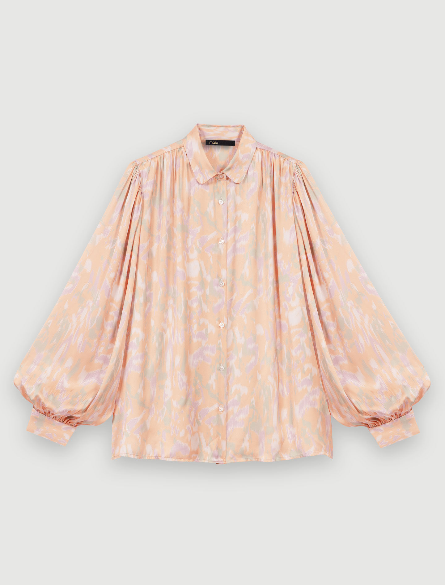Bedrukt shirt - Camouflage oranje