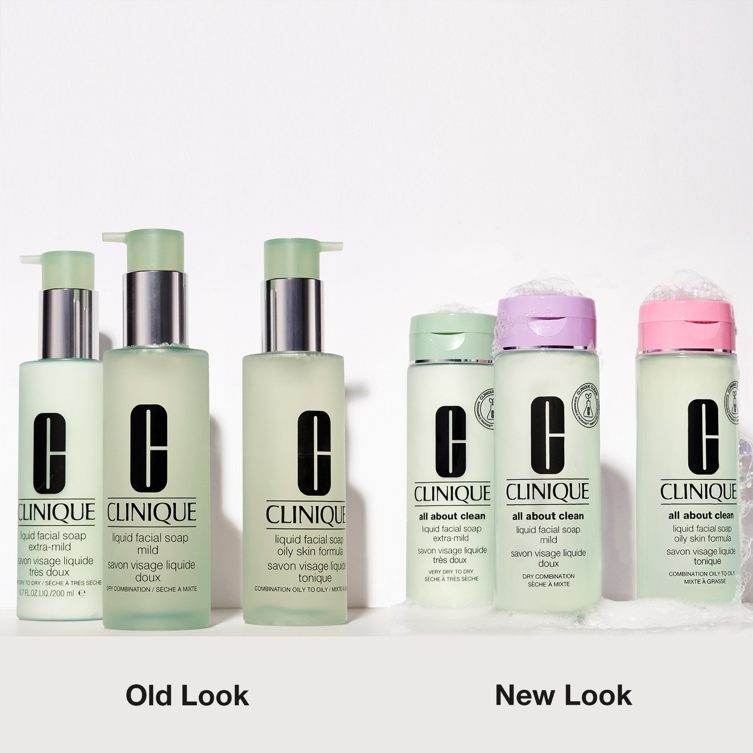 „Clinique“ veido muilas, trijų žingsnių odos priežiūros sistema, skystas muilas, 200 ml