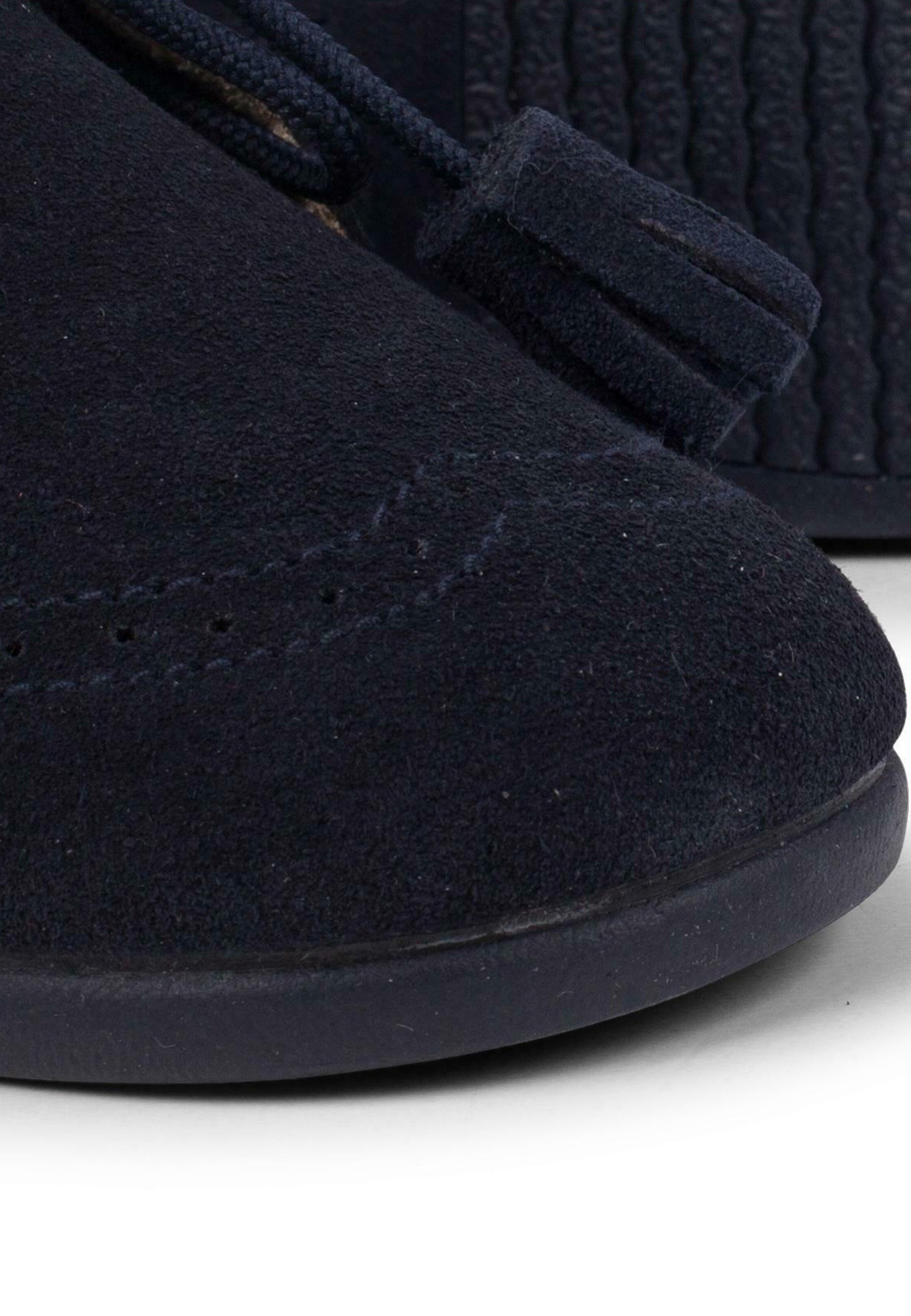 Stivaletto Pisamonas in camoscio traforato con nappine - Scarpine per neonati - blu navy