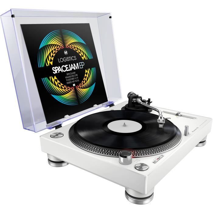 Turntable - PIONEER DJ - PLX-500-K - Analog Sound - 1 USB Output - White