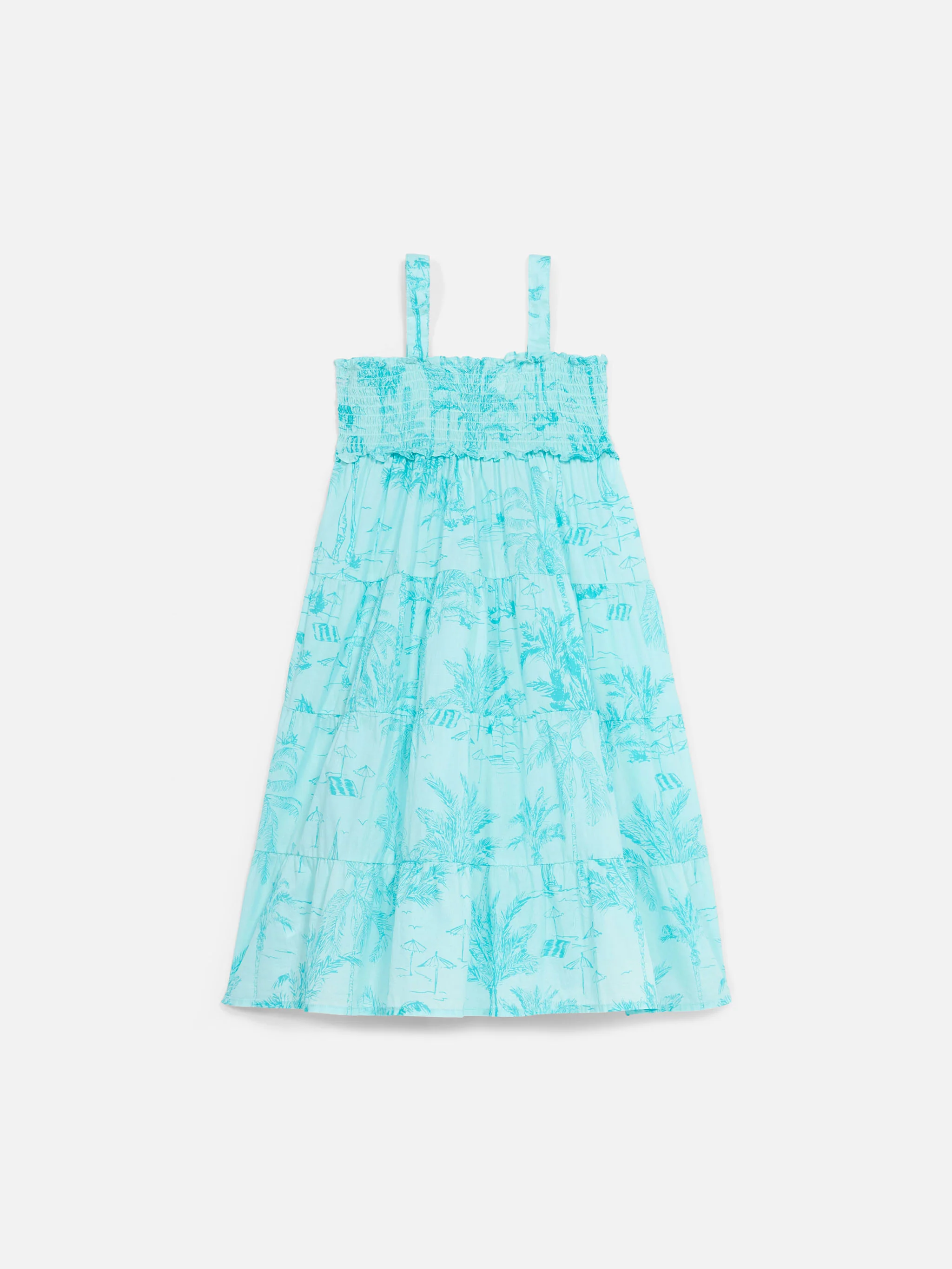 Abito da bambina Jemine Jr in cotone con stampa toile de jouy