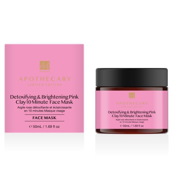 Dr. Botanicals Entgiftende Gesichtsmaske aus rosa Tonerde (10 Minuten)