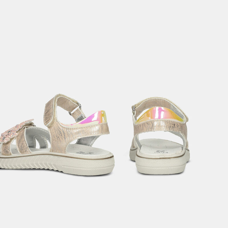 Flickors sandaler i nubuckläder