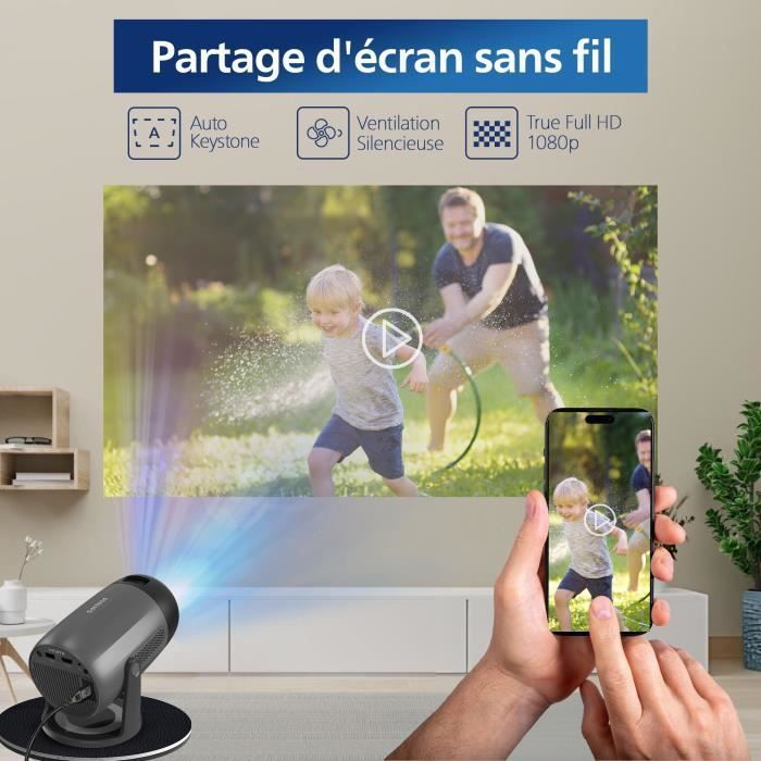 Videoproiettore - PHILIPS - NEOPIX 150 - FHD 1080p - 80 pollici - Nero