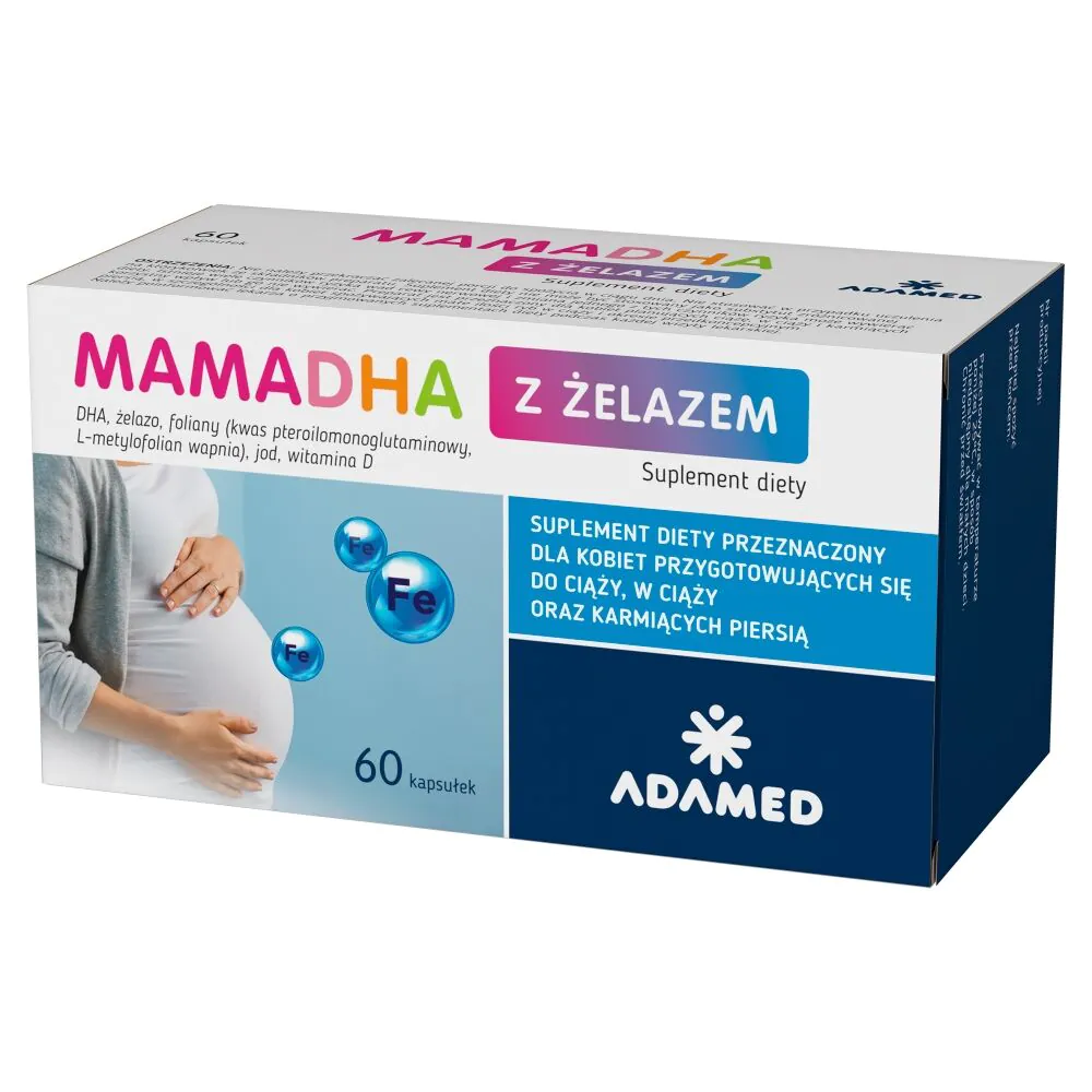 Mama DHA z Żelazem Kapsułki