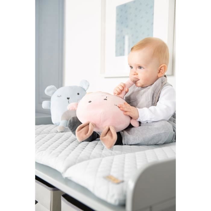 Cambiador - ROBA - Cara de Sammy Bear - 85 x 75 cm - Gris