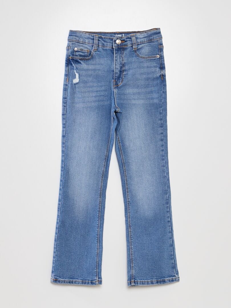 Calça boca de sino - AZUL