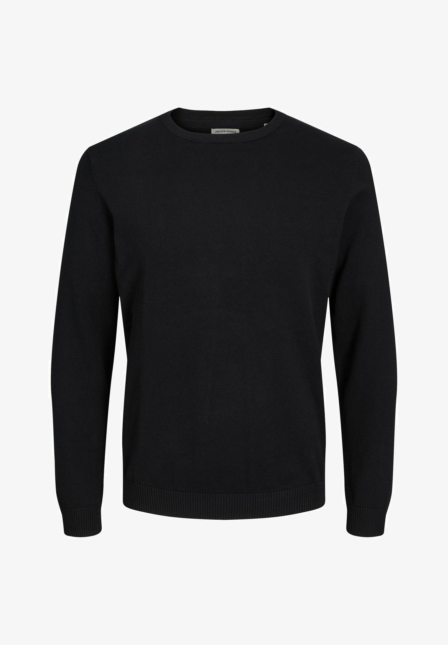 Jack & Jones JJEBASIC Rundhalspullover - schwarz