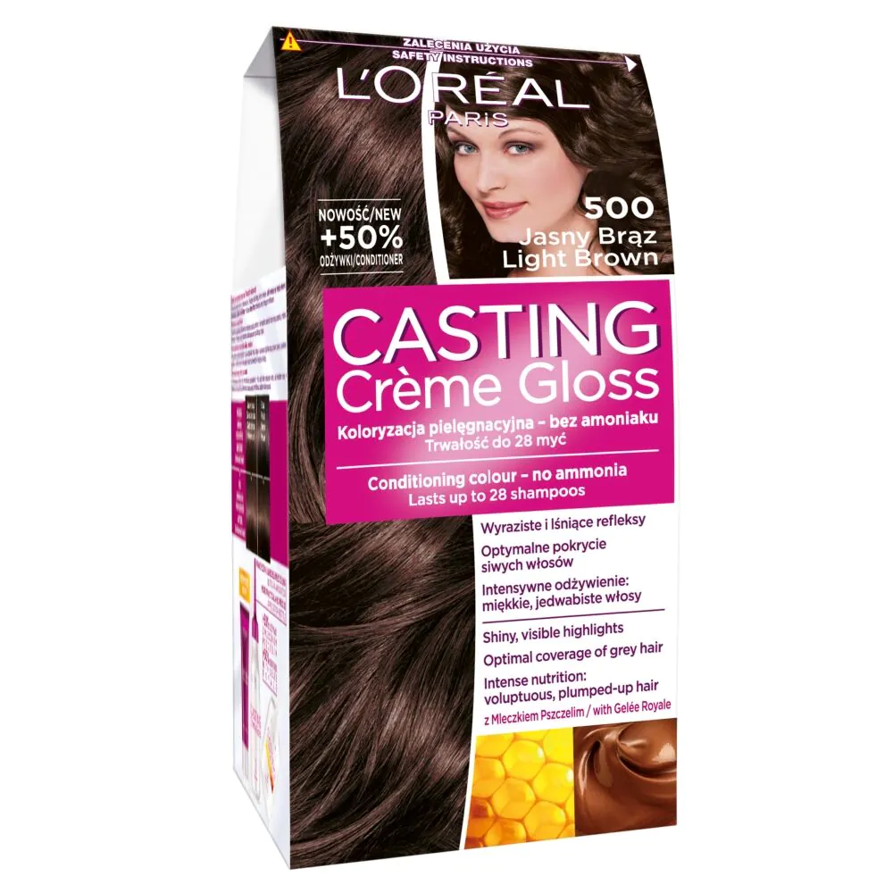 Casting Creme Gloss Farba do włosów 500 Jasny Brąz