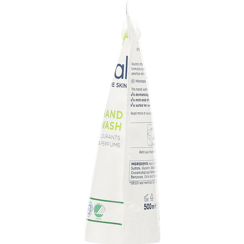 Neutrale handzeep 500 ml parfumvrije navulling Neutraal
