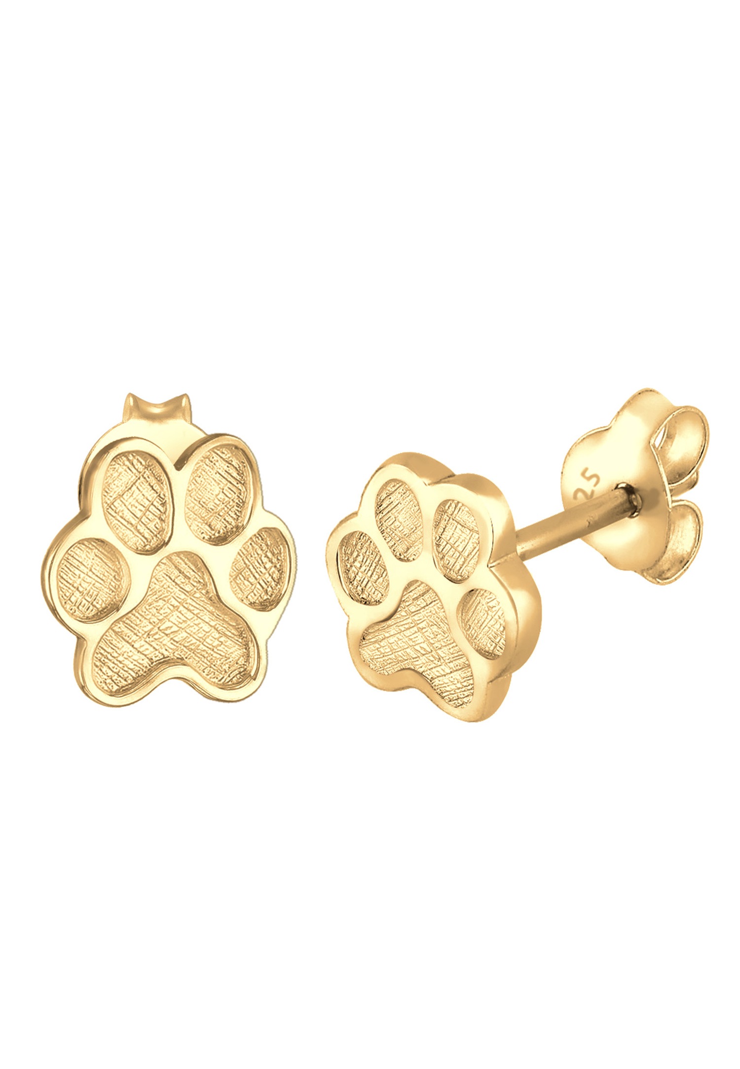 Elli Femmes Patte Empreinte Chien Chat en Argent Sterling 925