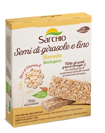 SARCHIO Sarchio Zonnebloem- en lijnzaadsnack 80 g