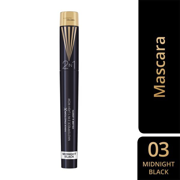 Max Factor Masterpiece 2-u-1 Lash Wow maskara u nijansi Midnight Black 7 ml