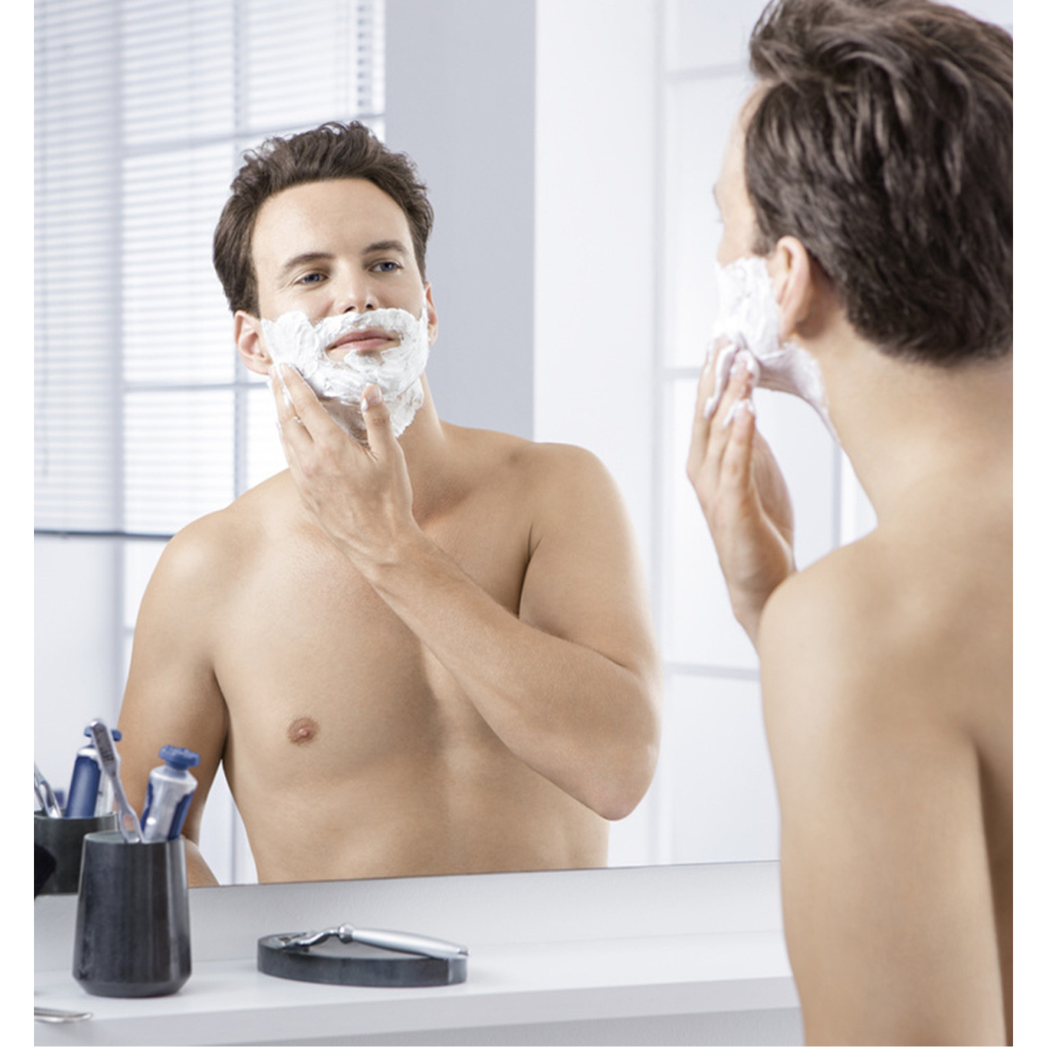 Gel de afeitar Nivea Men 200ml Protección Plata para hombres