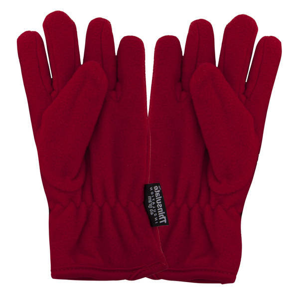 Mănuși simple din fleece pentru fete și copii FLOSO (3M 40g) (9-12 ani)