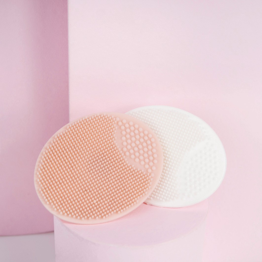 Brushworks 2 X Eponges de Nettoyage en Silicone