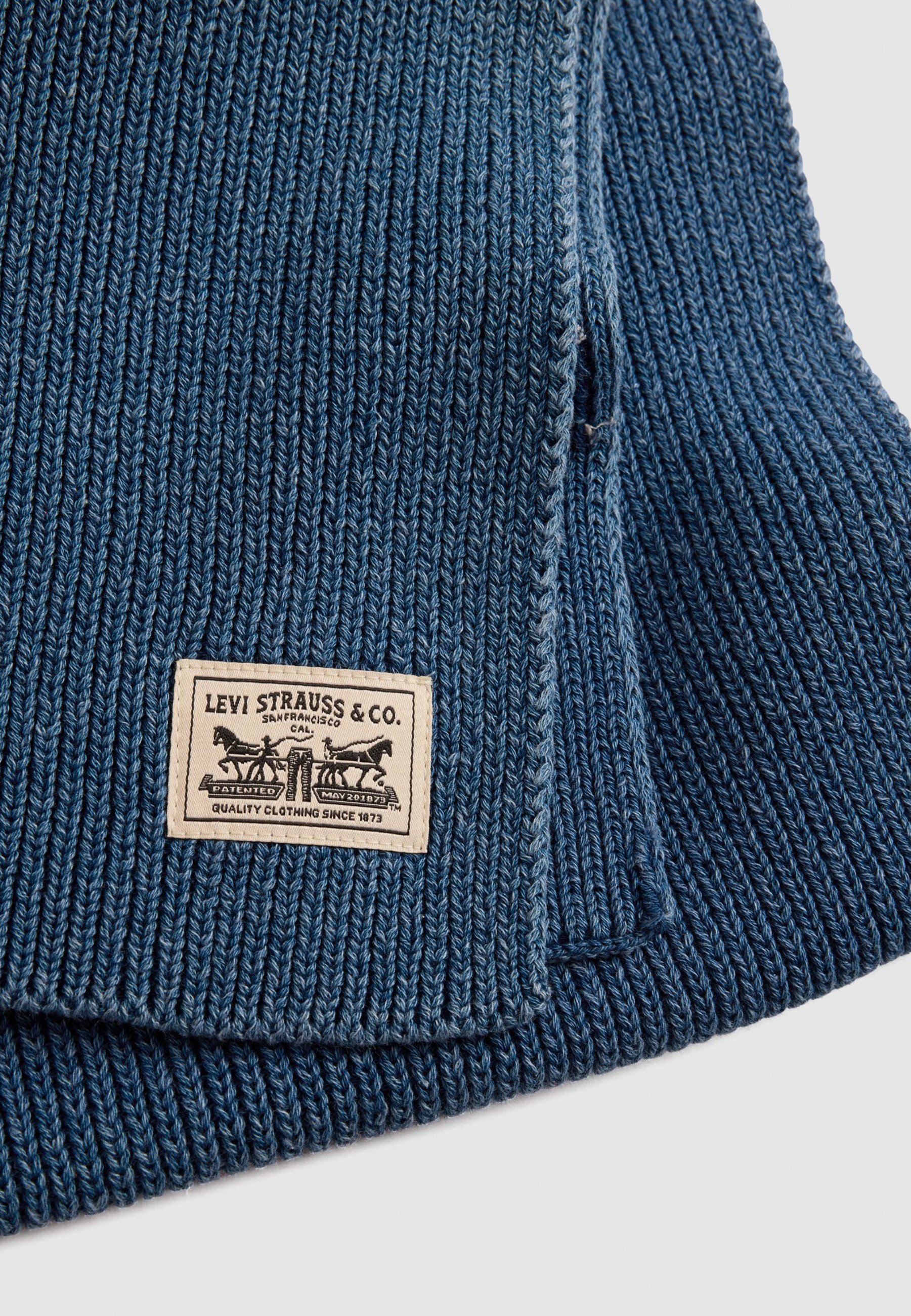 Levi's® sjaal met rugpatch, unisex - Sjaal - donker indigo