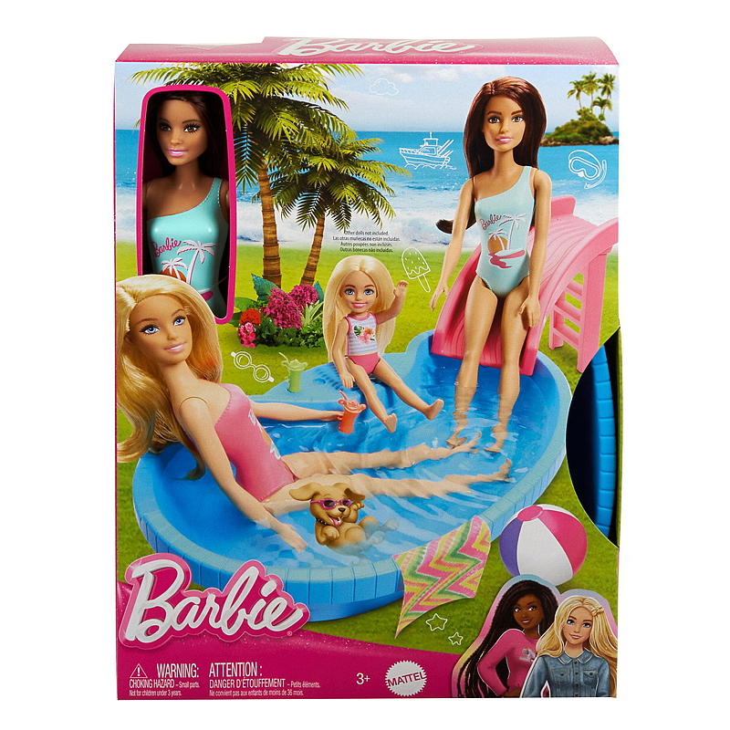 Barbie mit Pool