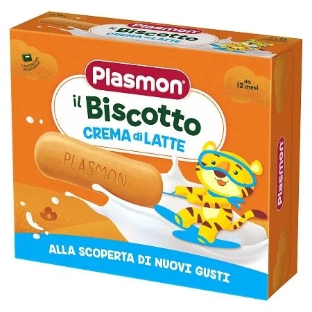 PLASMON Plasmon piškoti z mlekom 8 kosov za otroke