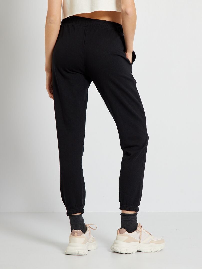 Fleece joggingbroek - Zwart