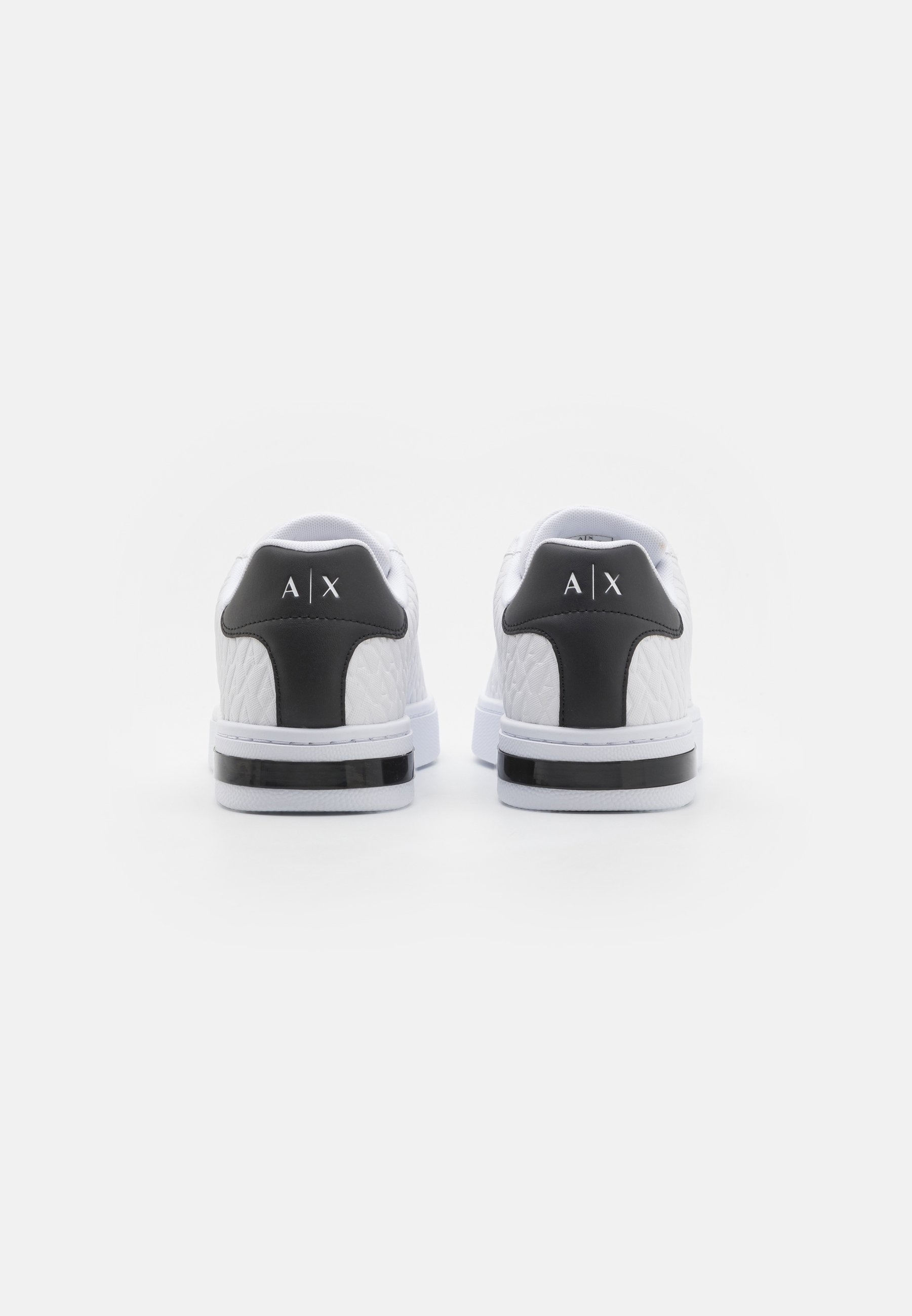 Armani Exchange LONDON - Sneakers - optisch wit/zwart