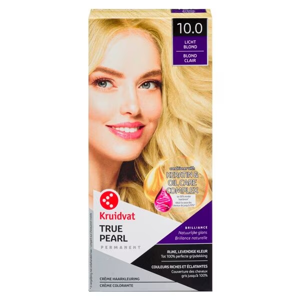 Kruidvat 10.0 gaiši blonda krēmkrāsas matu krāsa