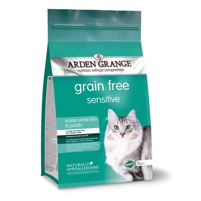 Arden Grange Sensitive Ocean White Fish & Potato - Voksen Kat