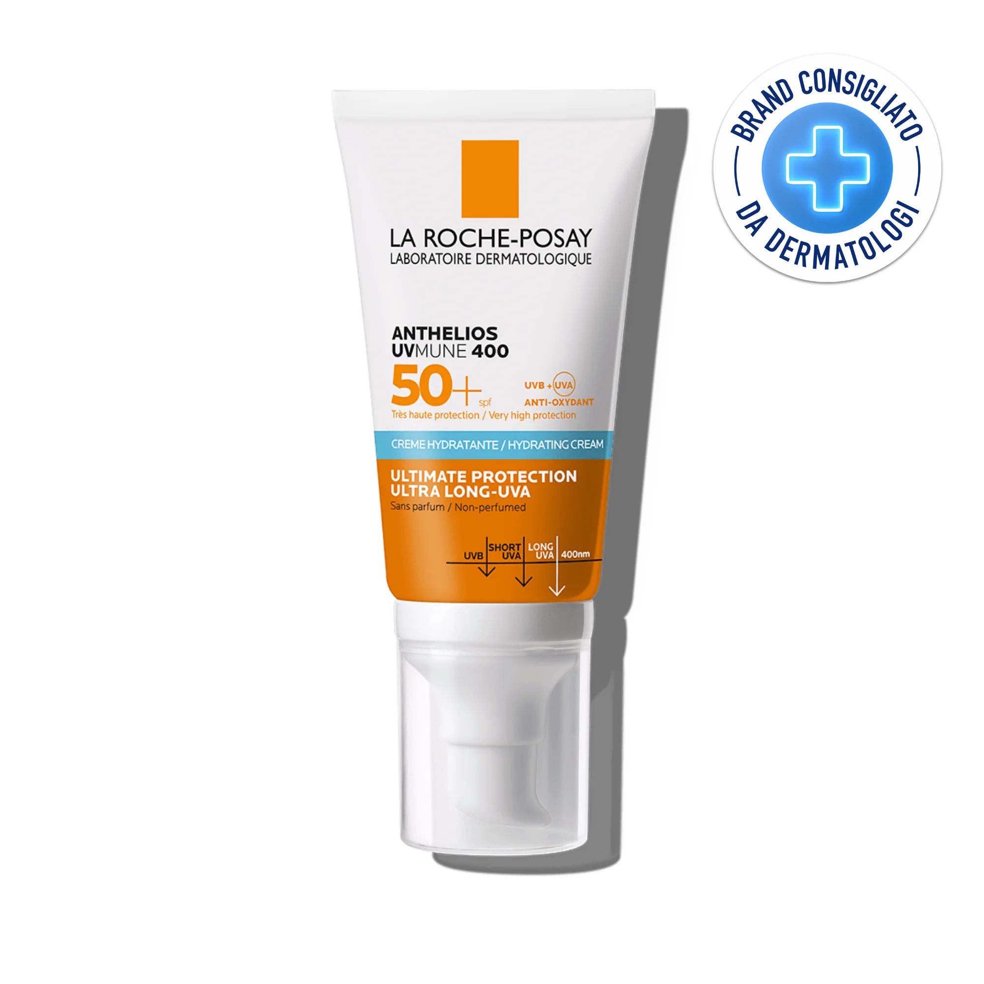 LA ROCHE POSAY La Roche Posay Anthelios Uvmune 400 FPS 50+ sem perfume 50 ml creme hidratante com proteção UVA extrema e proteção ultraduradoura