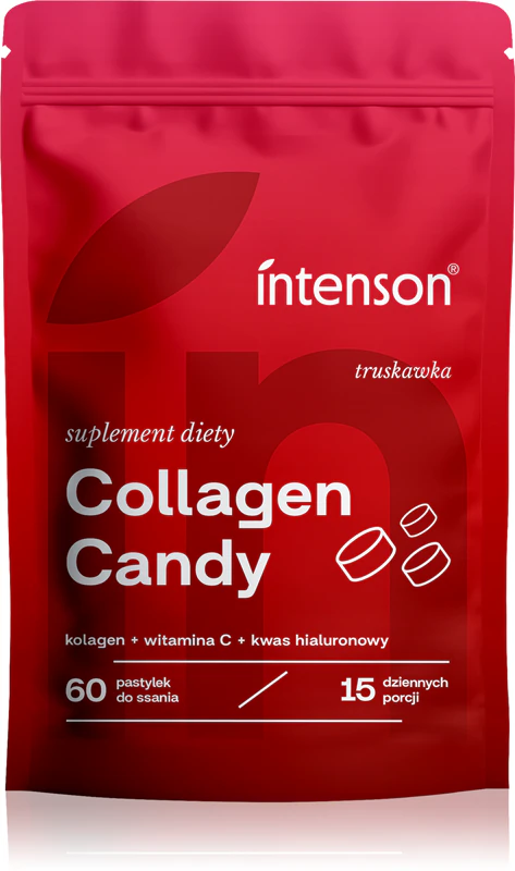 Intenson Collagen Candy doplnok stravy s kolagénom a vitamínom C