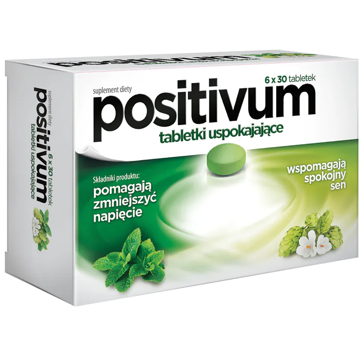 Positivum, Suplement diety na uspokojenie, Tabletki