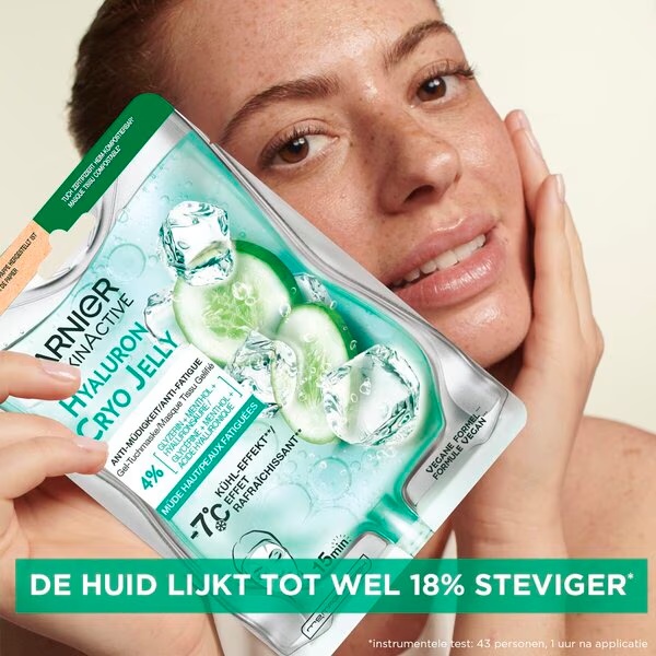 Garnier SkinActive Cryo Jelly maska za lice protiv umora s hijaluronskom kiselinom