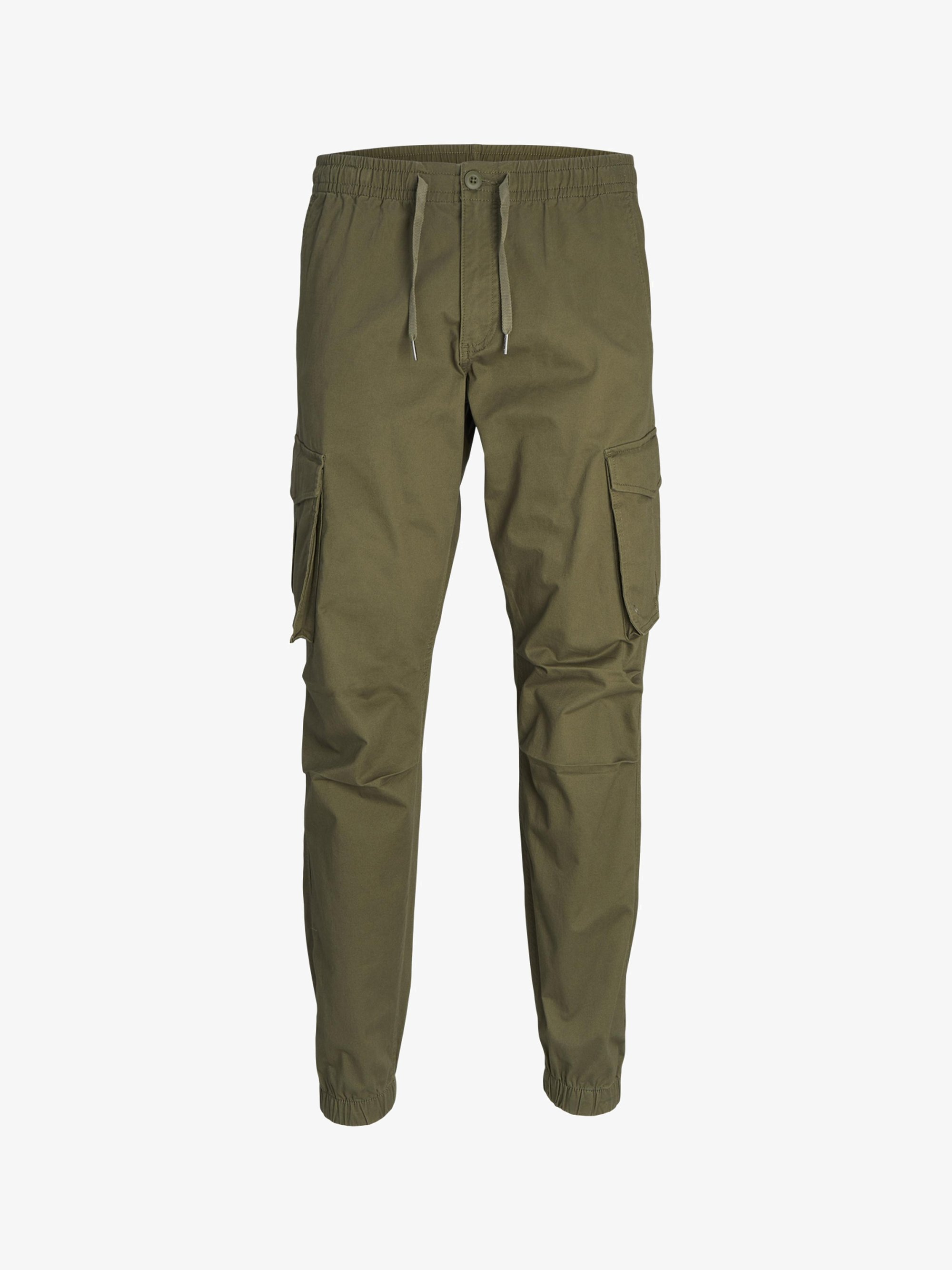 Jack & Jones JPSTKANE JJNOAH CUFFED - Cargo nadrág - olive night