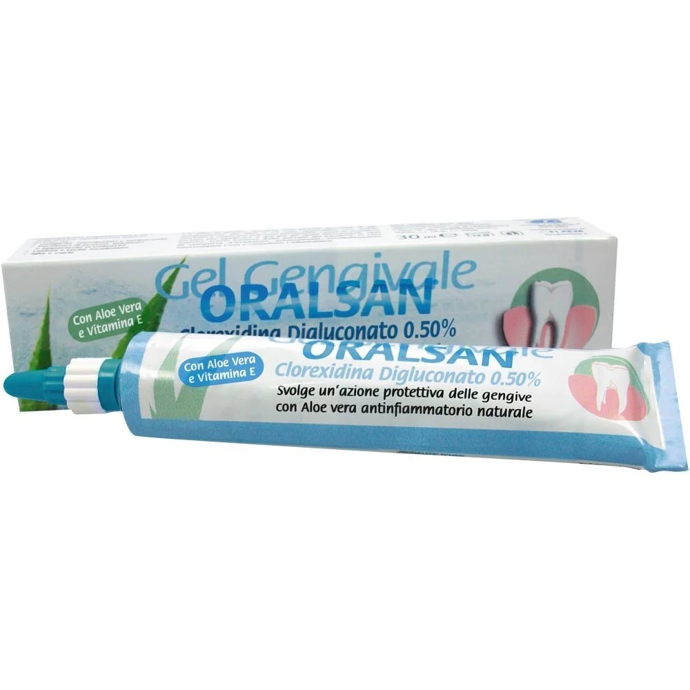 Oralsan Gel chloorhexidinedigluconaat 0,5% 30 ml Uitwendig gebruik