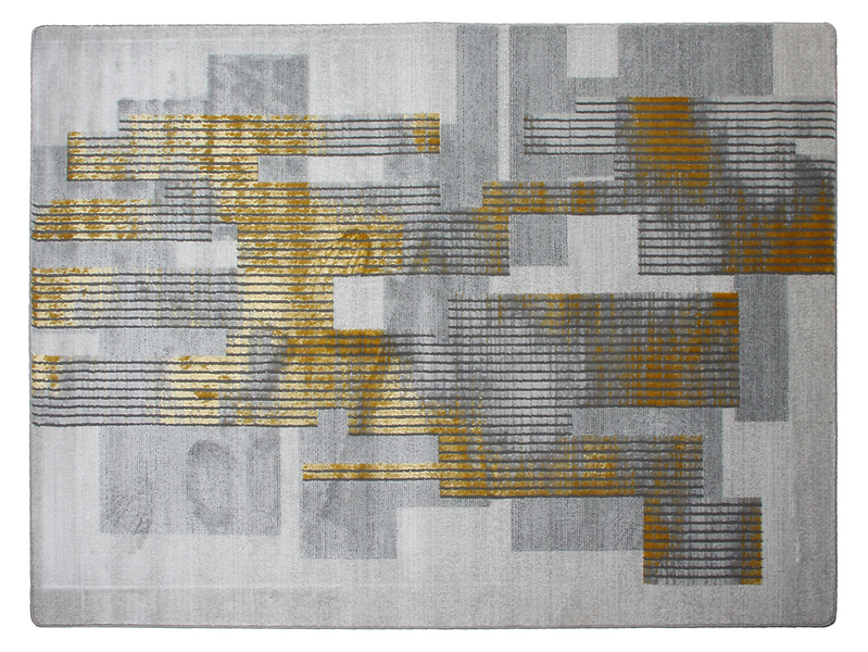 Dywan Dante 80x150 cm szaro-złoty