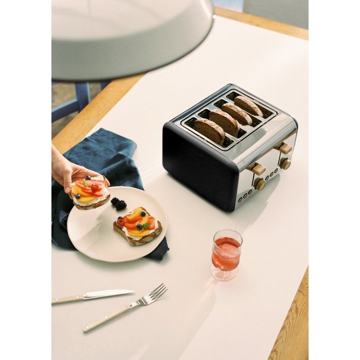Grille-pain - Create - TOAST RETRO - 1500W - Fentes larges - Style rétro