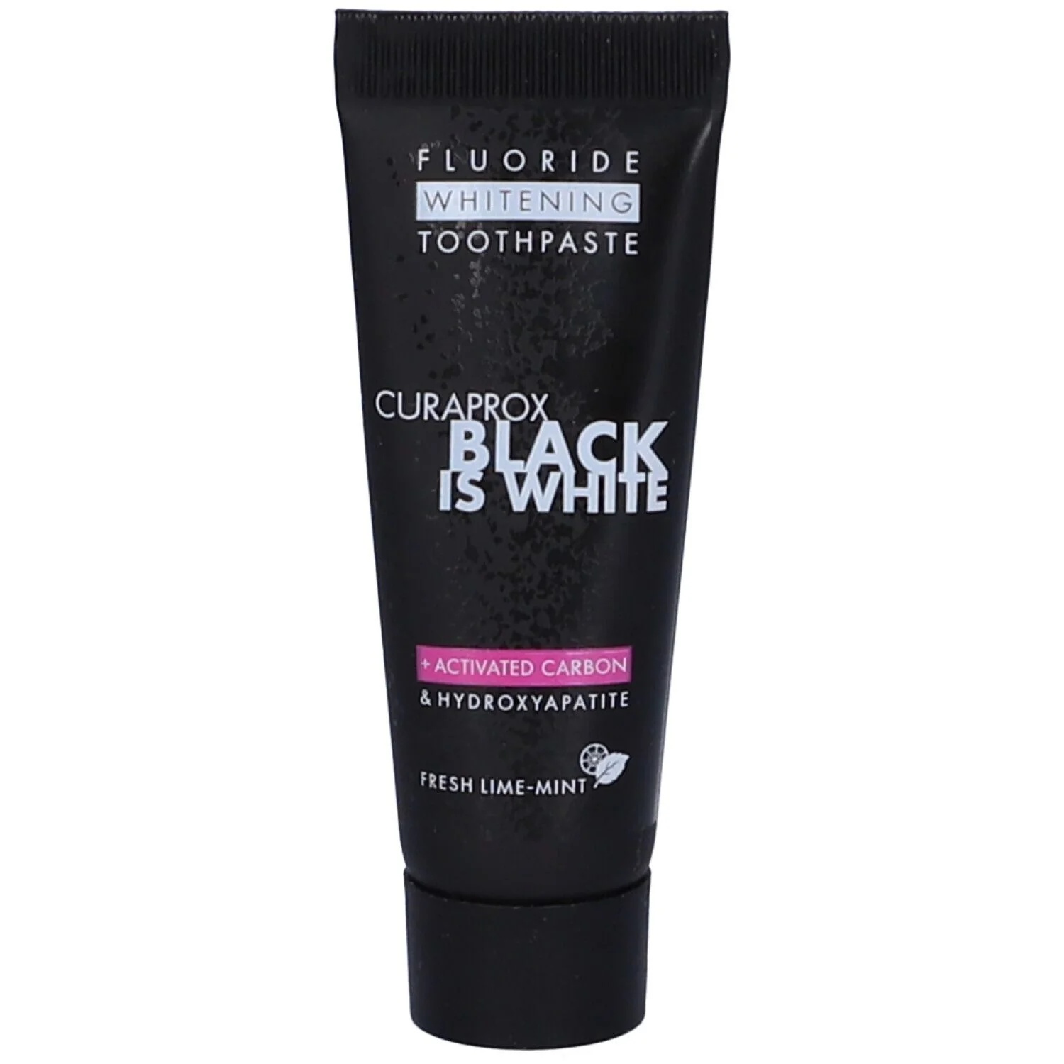 CURAPROX Dentifrice Curaprox Black Is White format voyage 10 ml Hygiène bucco-dentaire