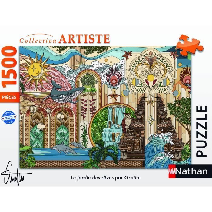 Rompecabezas de 1500 piezas El Jardín de los Sueños, para mayores de 14 años, rompecabezas de alta calidad, Colección de Artistas, 12001612, Nathan