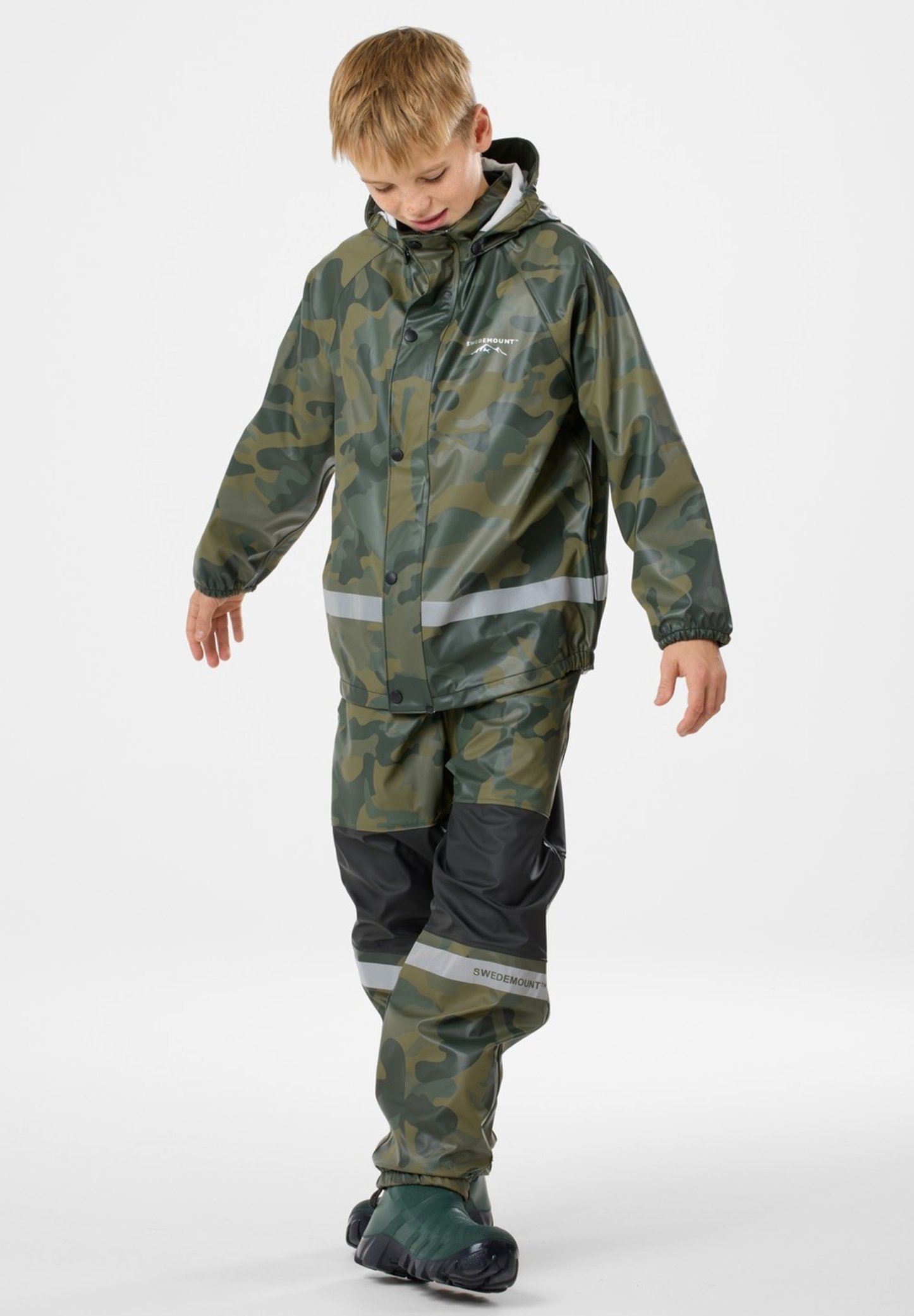 Swedemount DROP RAIN SET - Tuta antipioggia - mimetica