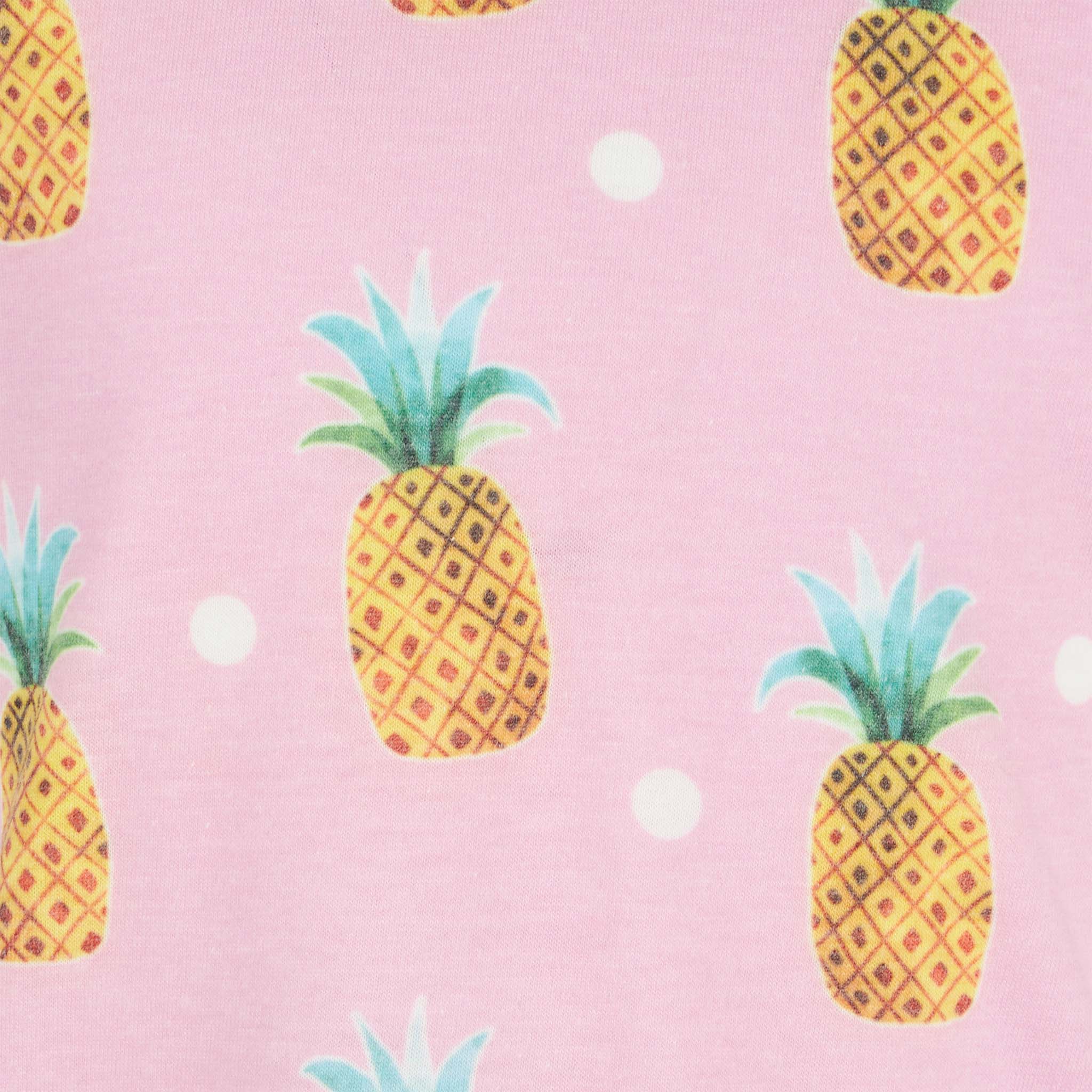 Baby T-shirt met ananasprint