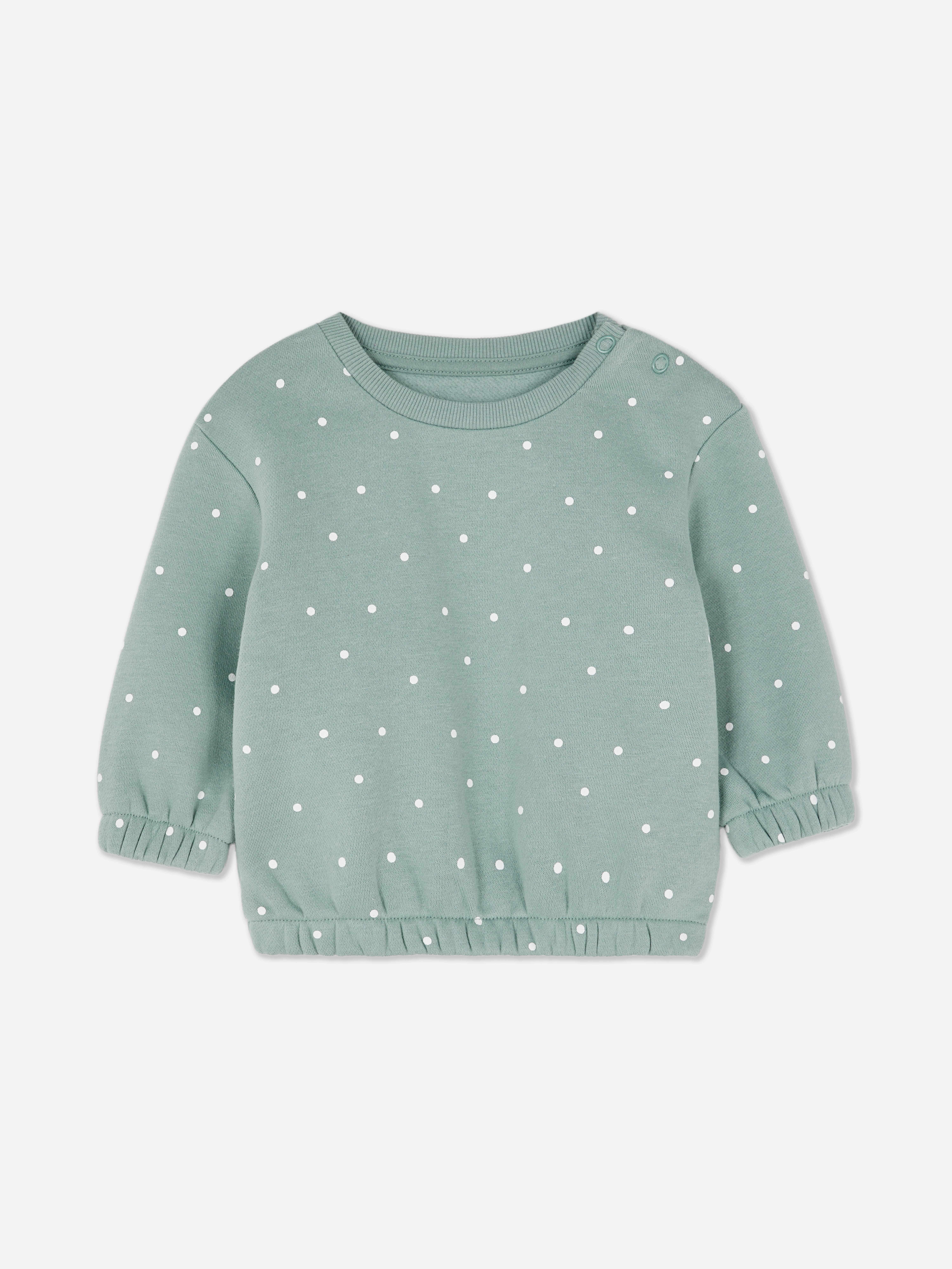 Passendes Sweatshirt mit Rundhalsausschnitt. Dieses Sweatshirt ist sowohl süß als auch bequem.