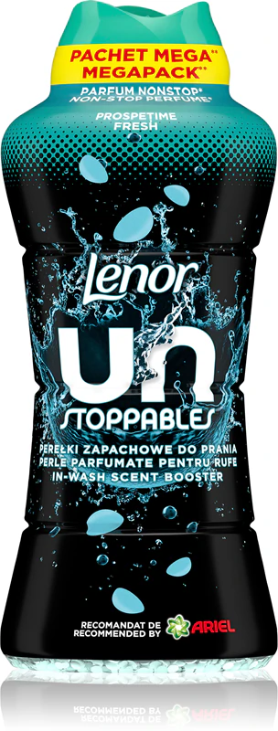 Pérolas perfumadas para roupa Lenor Unstoppables Fresh