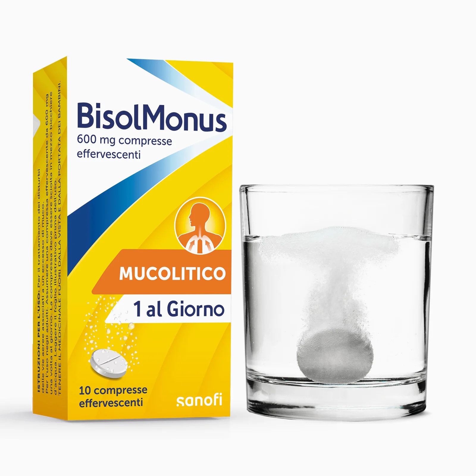 BISOLVON Bisolmonus 10 bruistabletten 600 mg